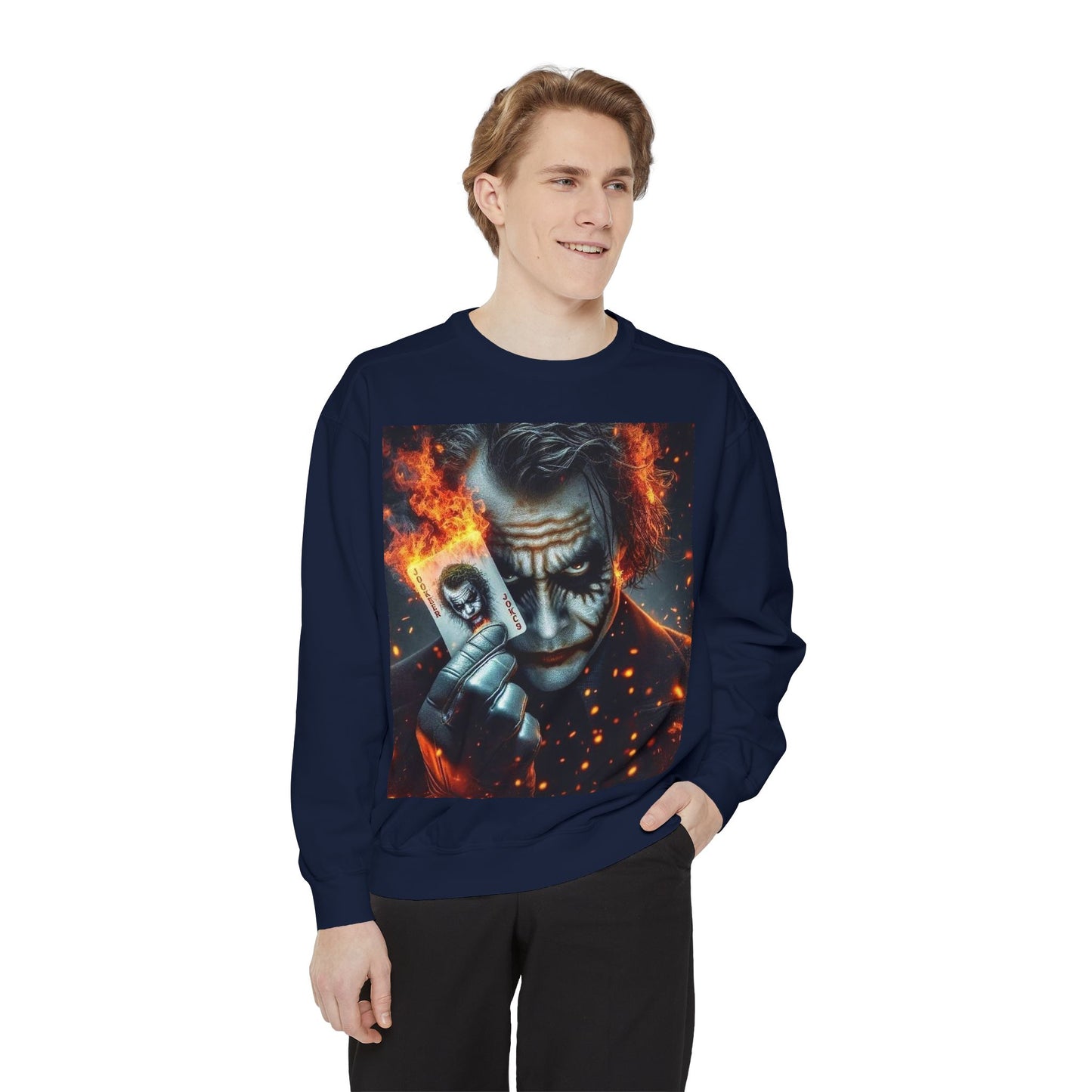 Joker-Inspired Unisex Sweatshirt, Movie Sweatshirt, Gift for Fans, Cosplay Pullover, Halloween Costume