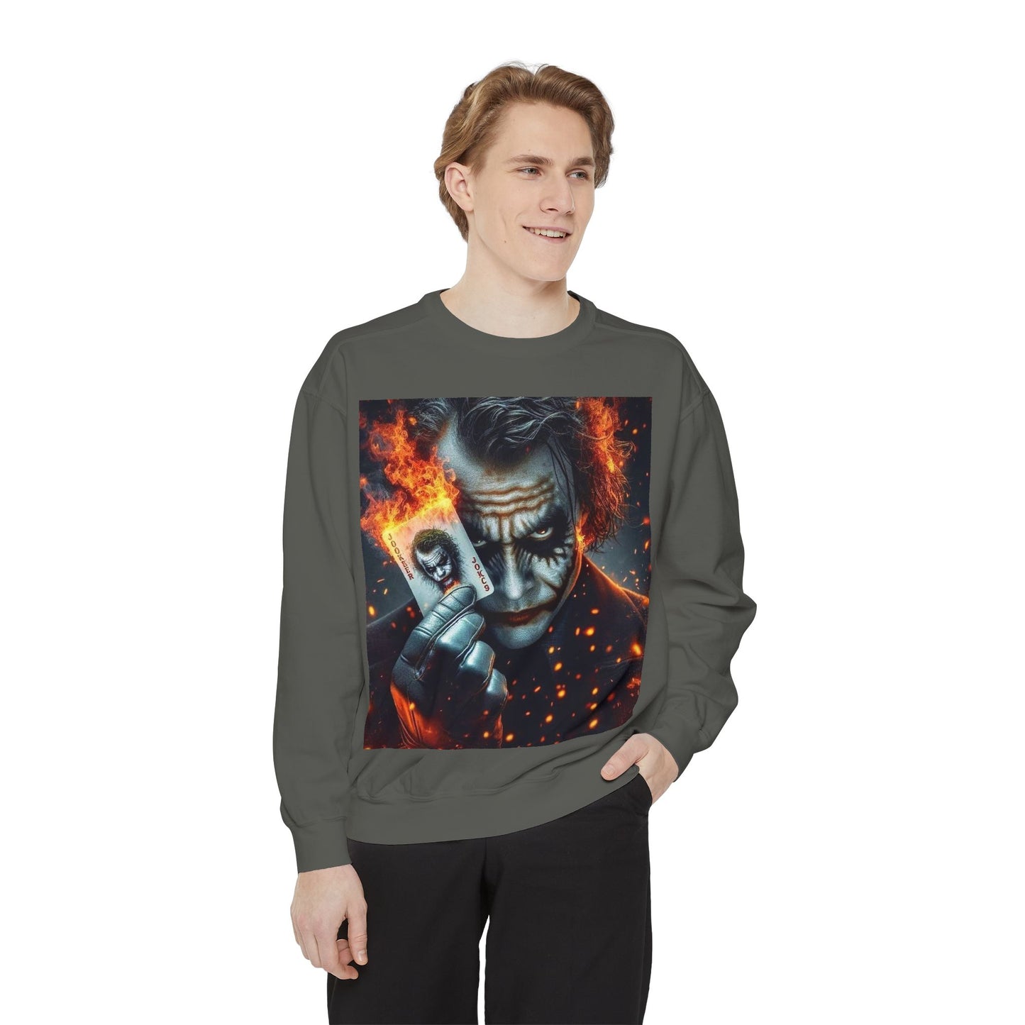 Joker-Inspired Unisex Sweatshirt, Movie Sweatshirt, Gift for Fans, Cosplay Pullover, Halloween Costume