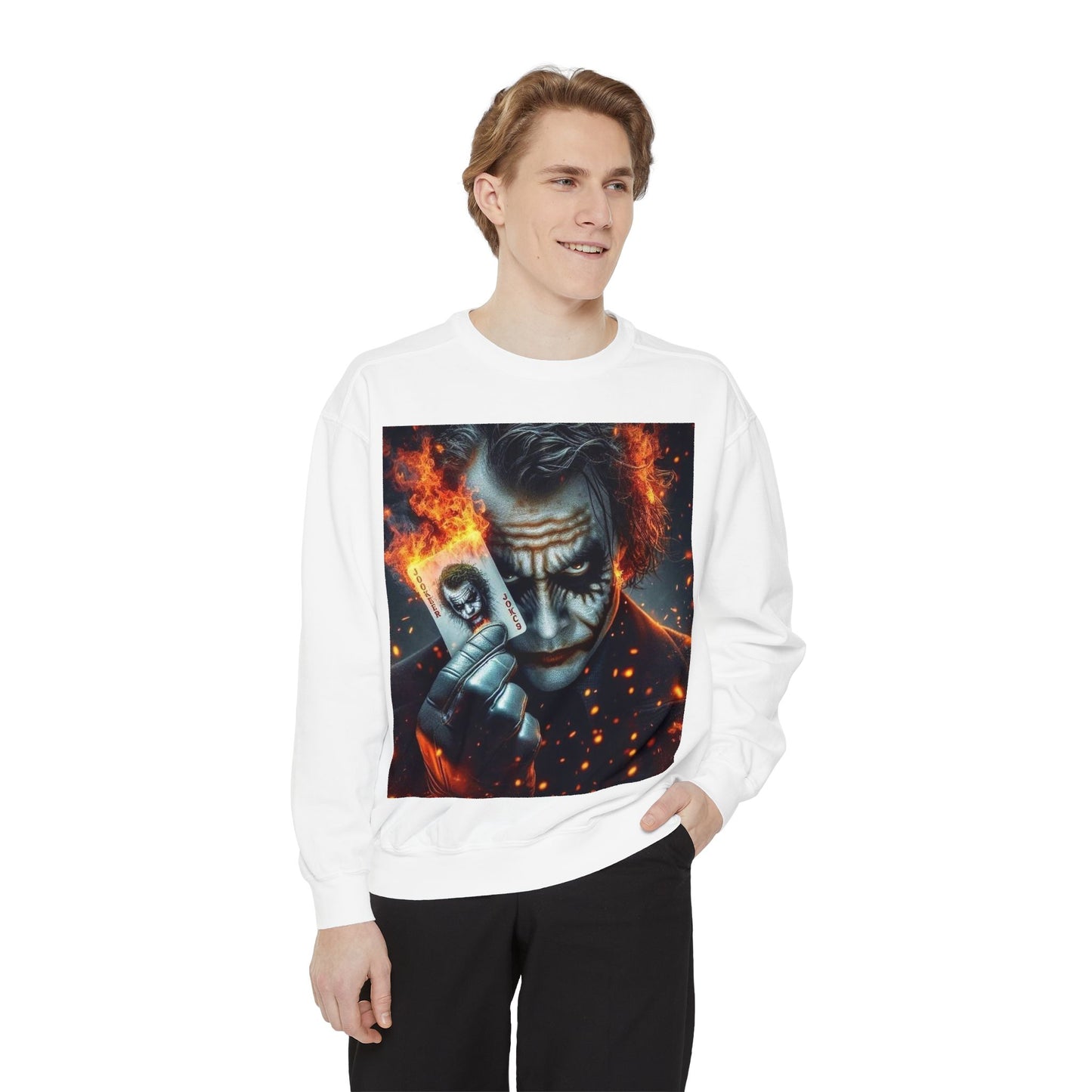 Joker-Inspired Unisex Sweatshirt, Movie Sweatshirt, Gift for Fans, Cosplay Pullover, Halloween Costume