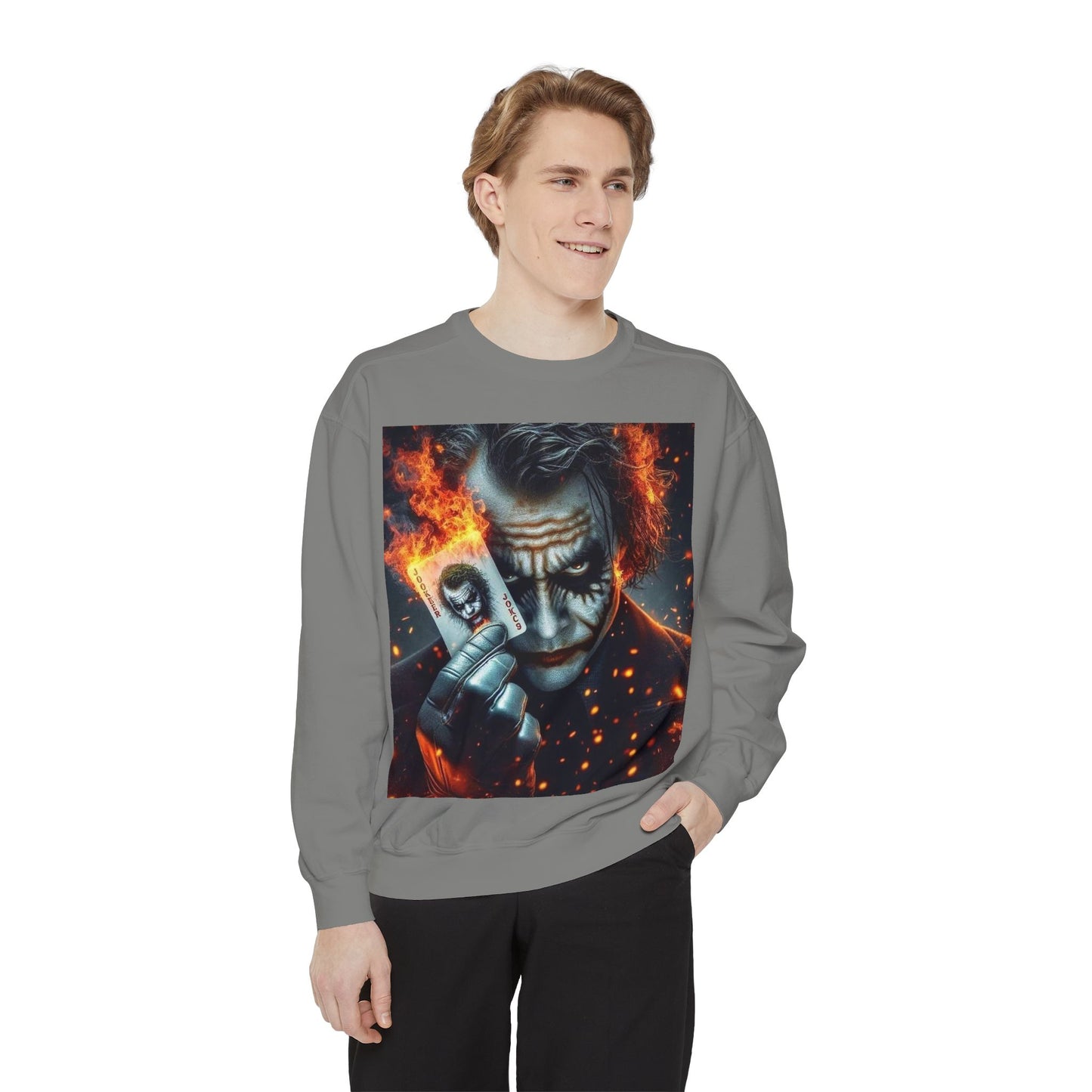 Joker-Inspired Unisex Sweatshirt, Movie Sweatshirt, Gift for Fans, Cosplay Pullover, Halloween Costume