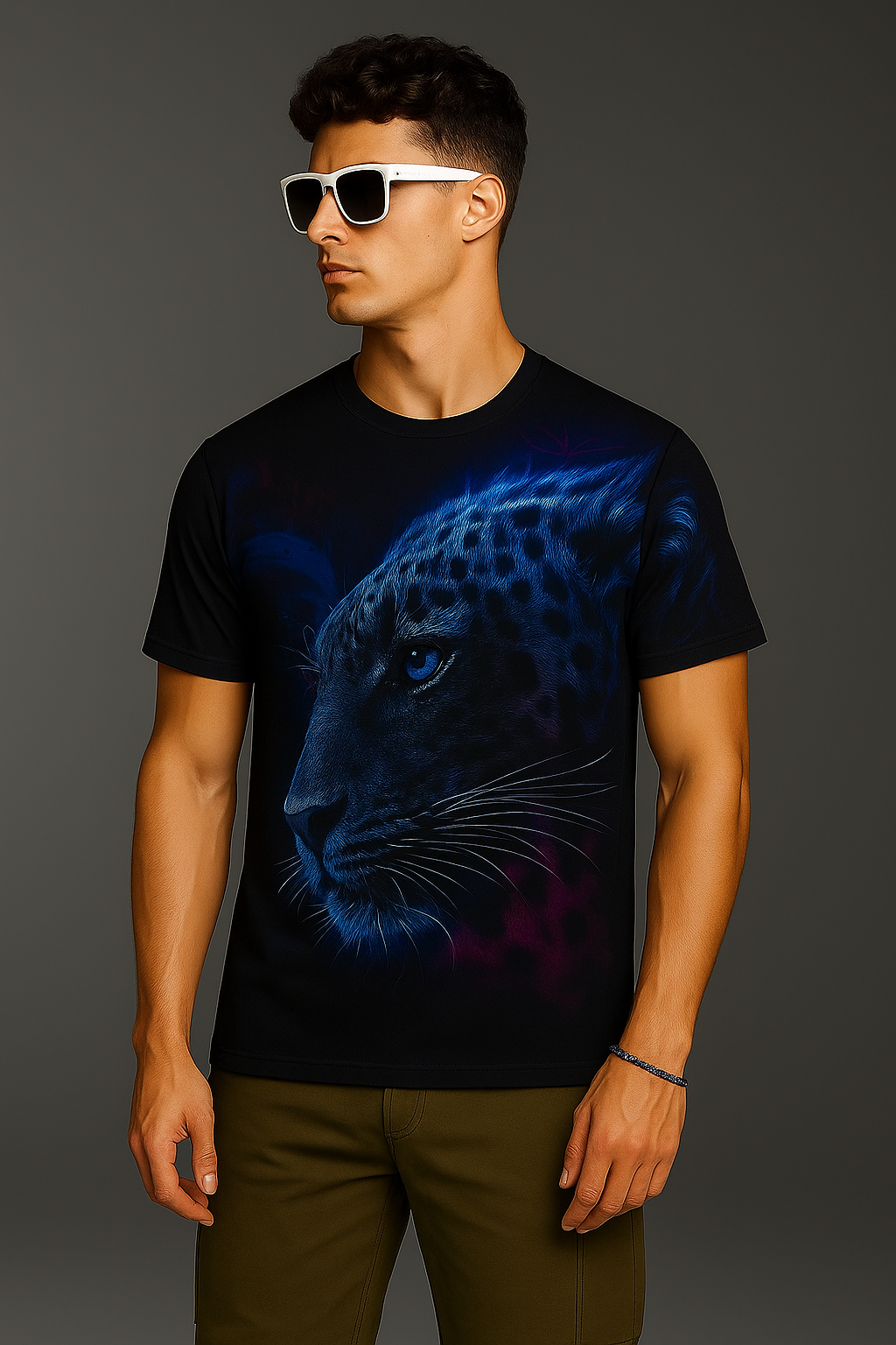 Blue Panther T-shirt – Be Wild. Be Unique