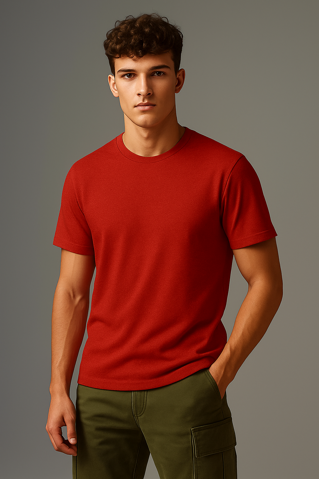 RYZEL Red T-Shirt β Wear the Confidence.