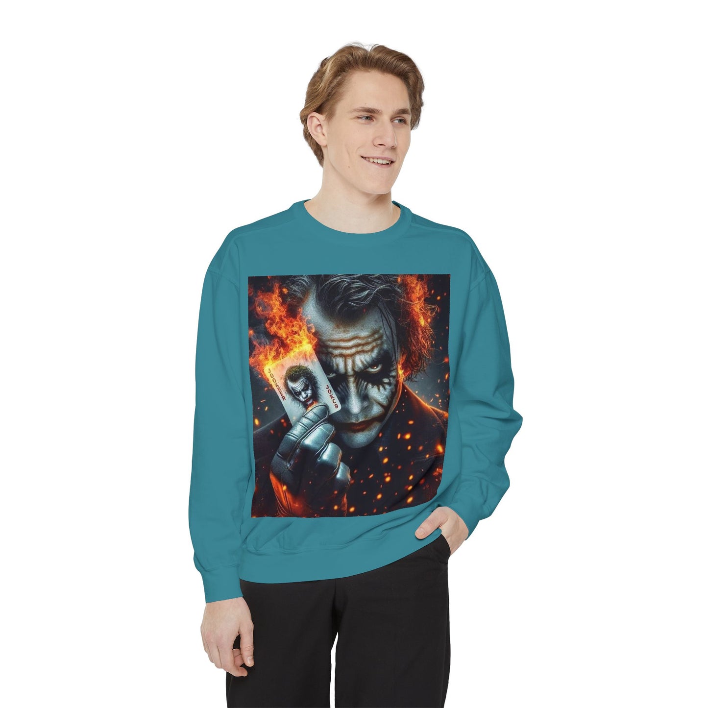 Joker-Inspired Unisex Sweatshirt, Movie Sweatshirt, Gift for Fans, Cosplay Pullover, Halloween Costume