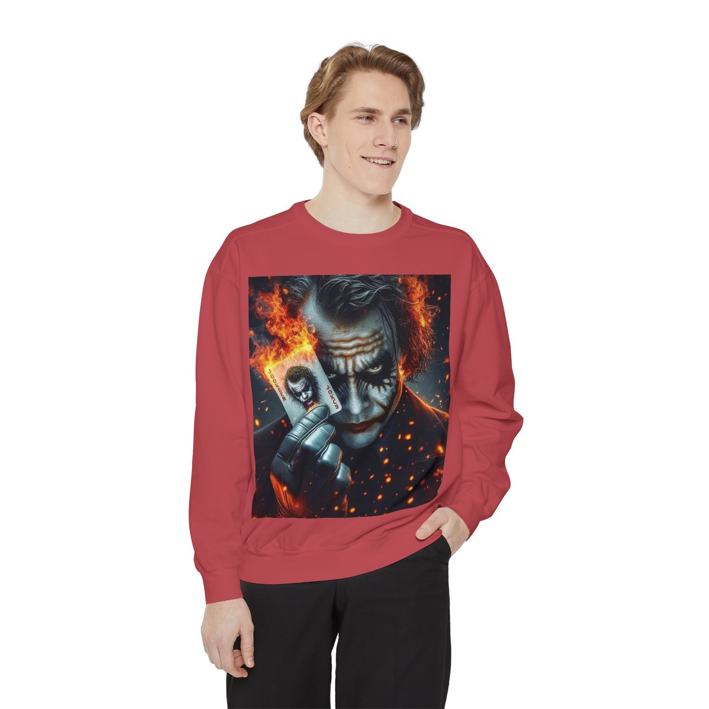 Joker-Inspired Unisex Sweatshirt, Movie Sweatshirt, Gift for Fans, Cosplay Pullover, Halloween Costume