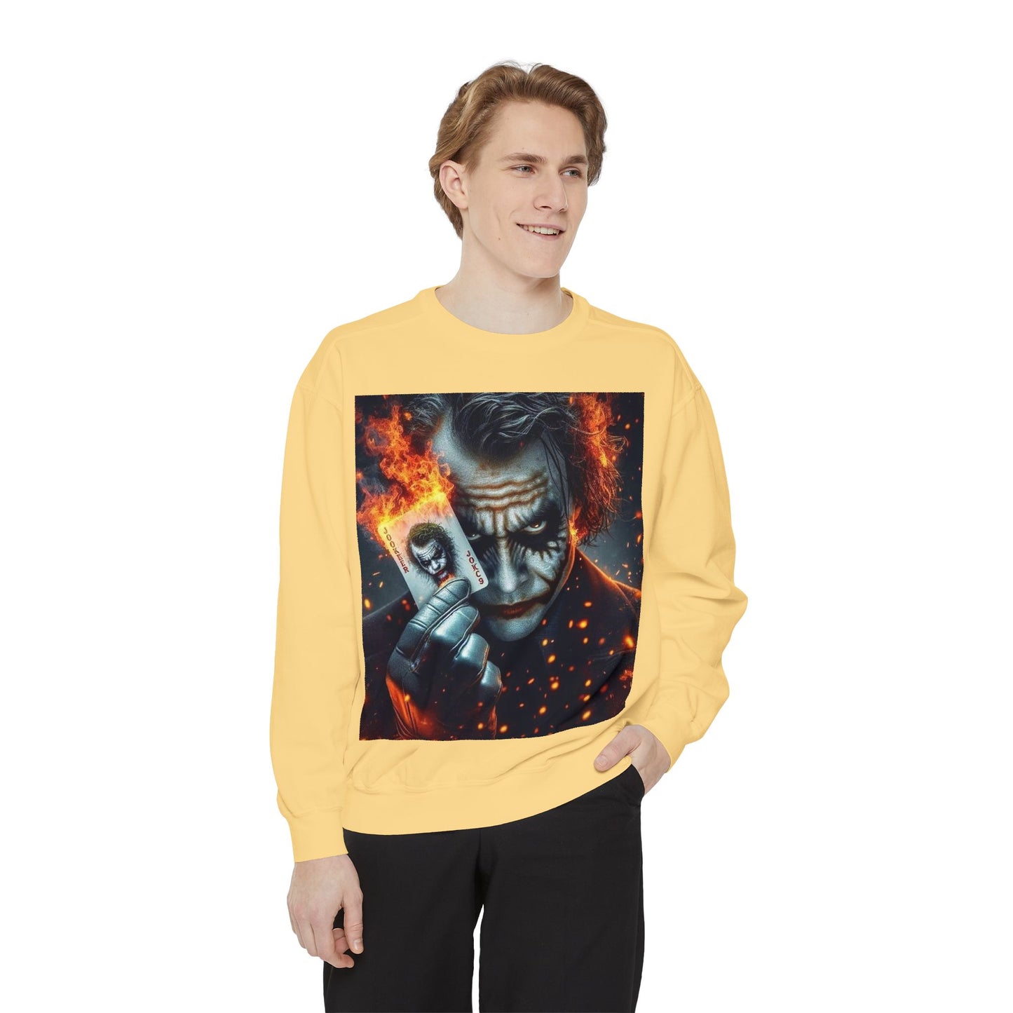 Joker-Inspired Unisex Sweatshirt, Movie Sweatshirt, Gift for Fans, Cosplay Pullover, Halloween Costume