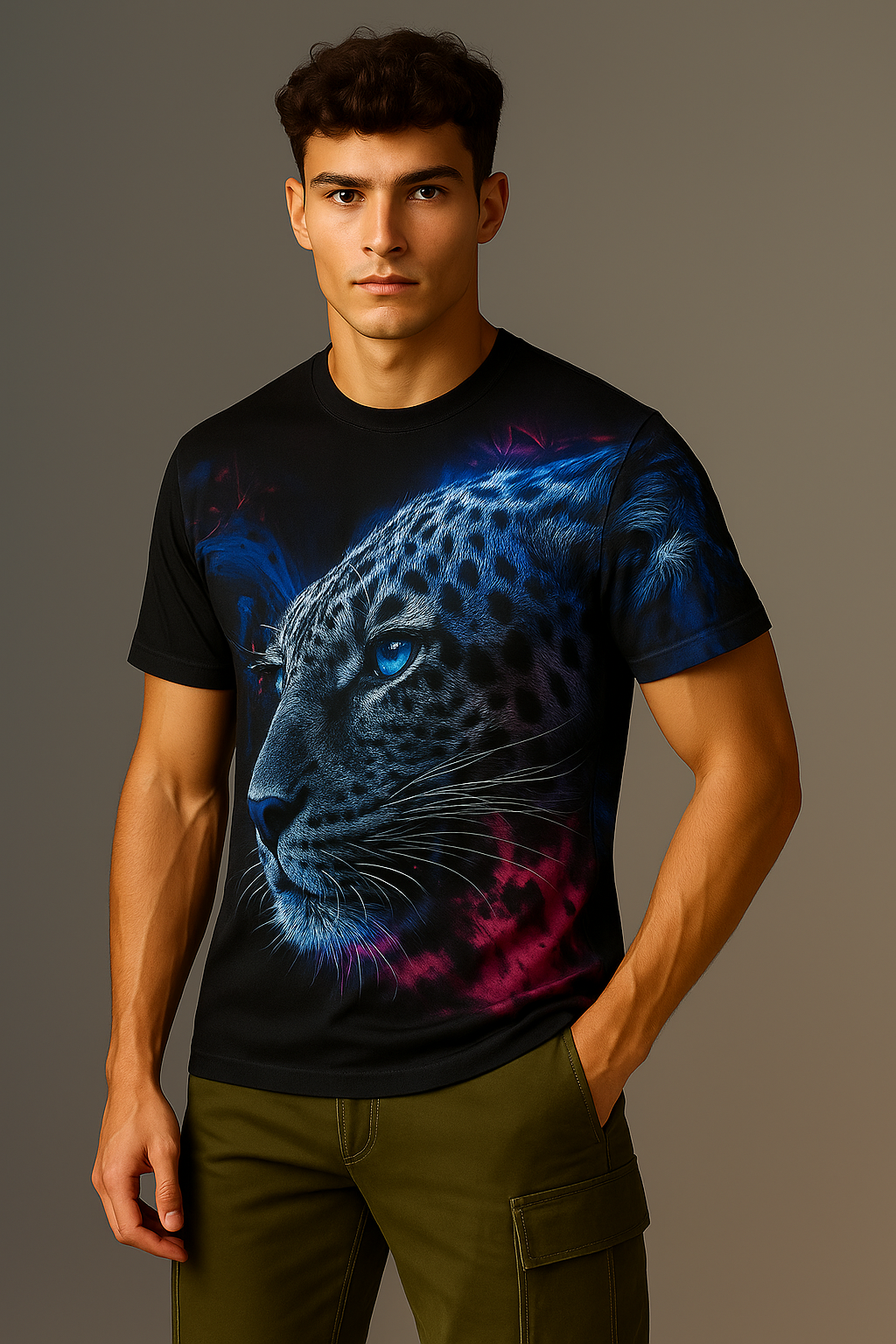 Blue Panther T-shirt – Be Wild. Be Unique
