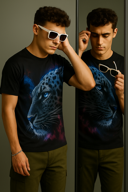 Blue Panther T-shirt – Be Wild. Be Unique