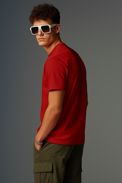 RYZEL Red T-Shirt — Wear the Confidence.
