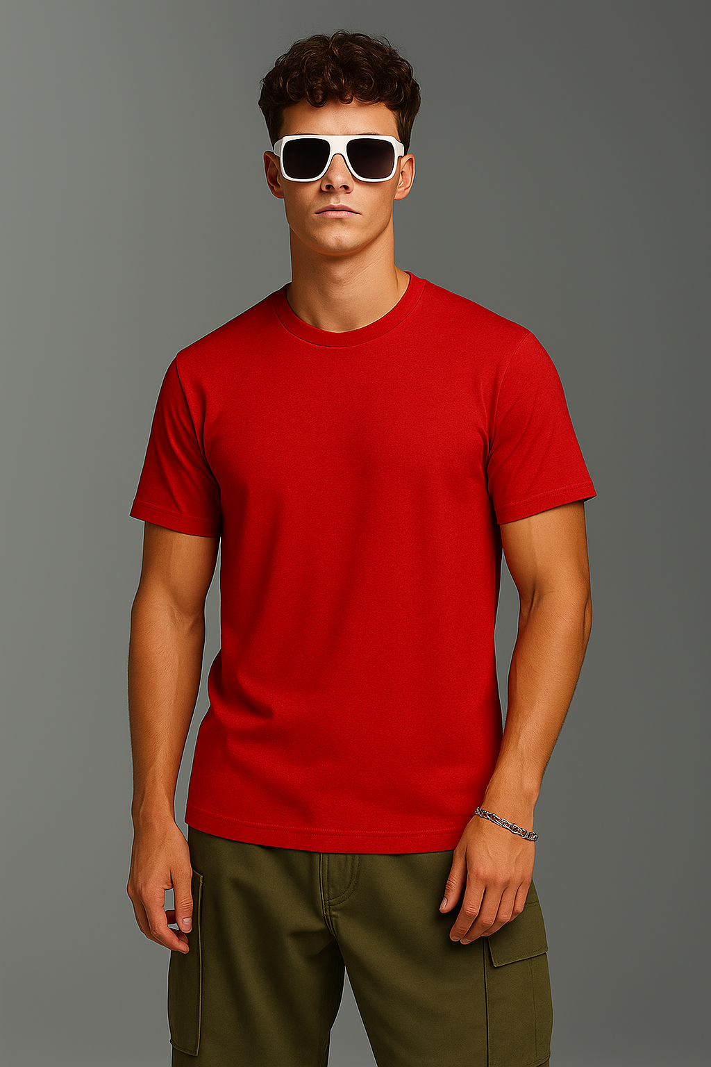 RYZEL Red T-Shirt — Wear the Confidence.