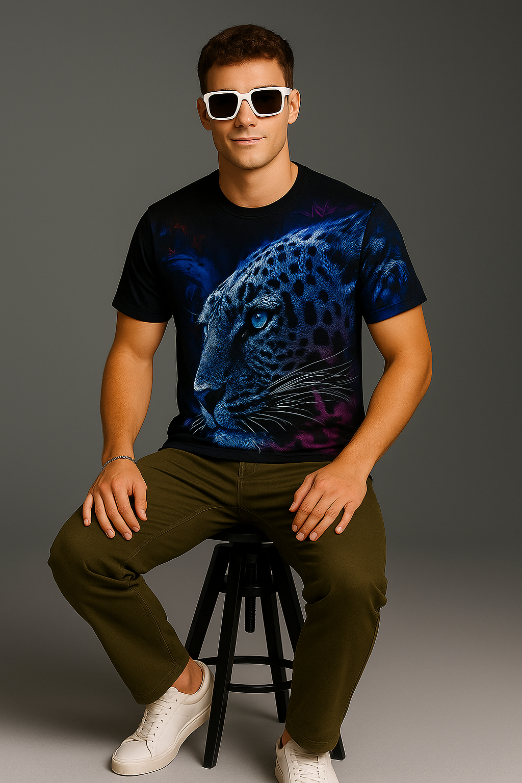 Blue Panther T-shirt – Be Wild. Be Unique